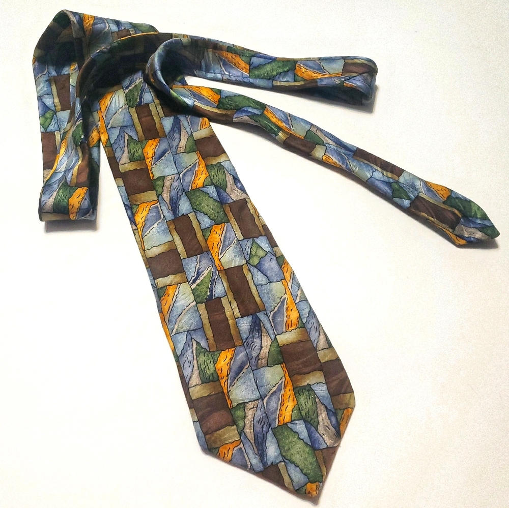 J. GARCIA Block Color Tie